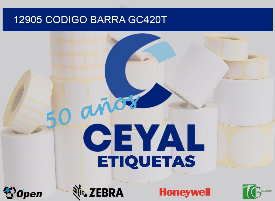 12905 CODIGO BARRA GC420T