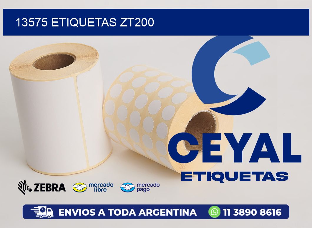 13575 ETIQUETAS ZT200