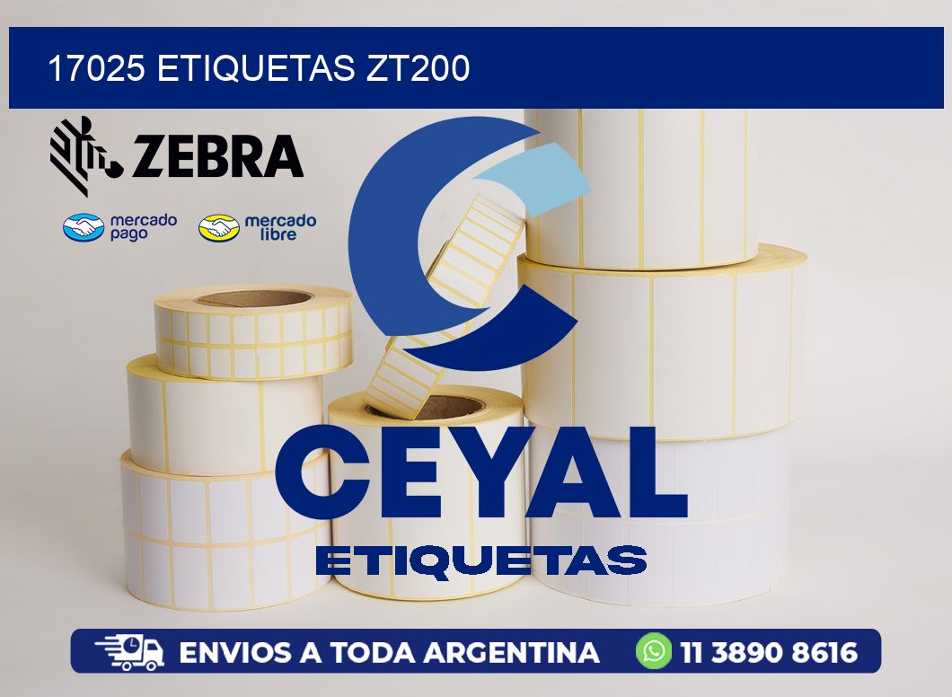 17025 ETIQUETAS ZT200