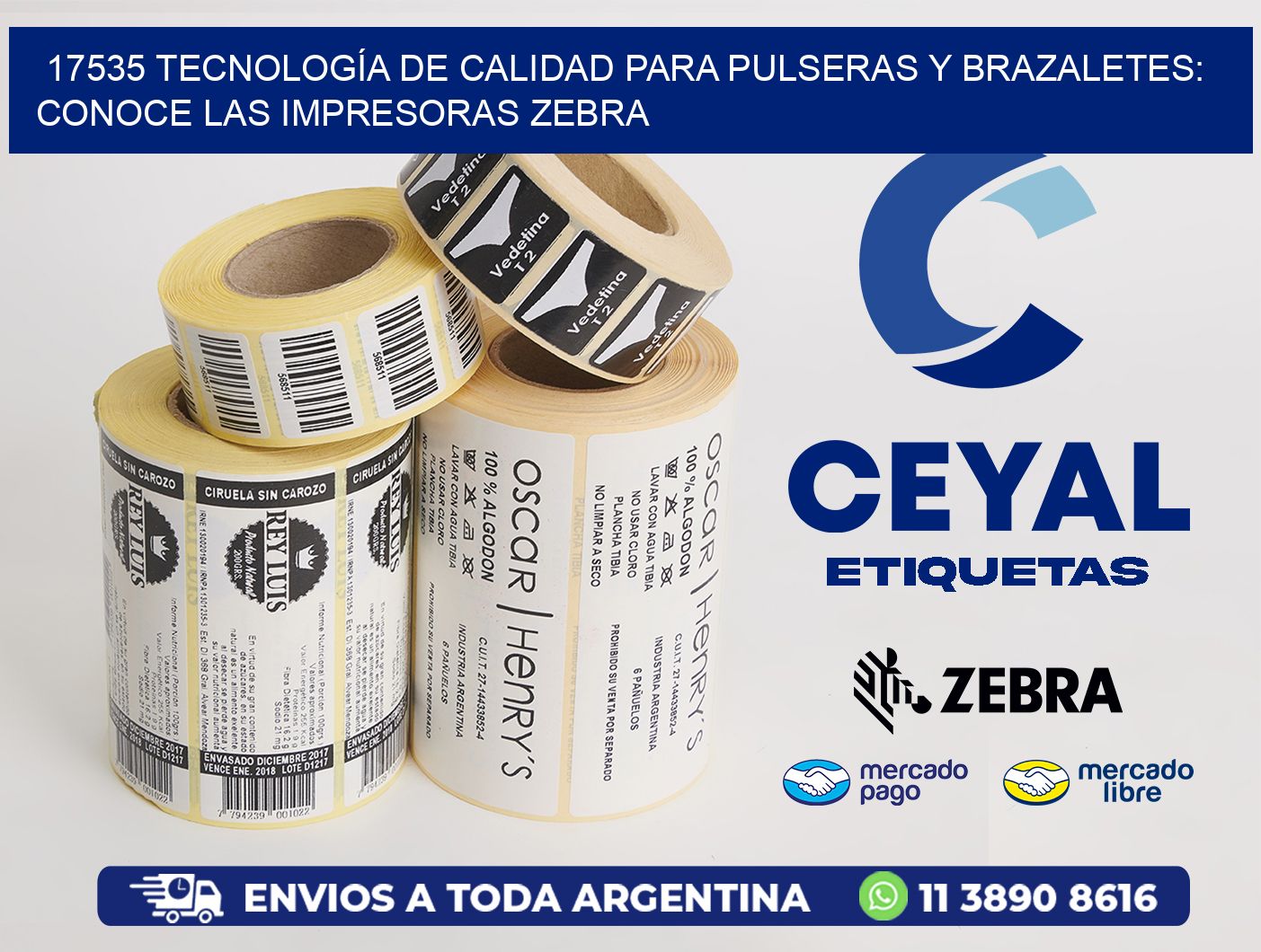 17535 TECNOLOGÍA DE CALIDAD PARA PULSERAS Y BRAZALETES: CONOCE LAS IMPRESORAS ZEBRA