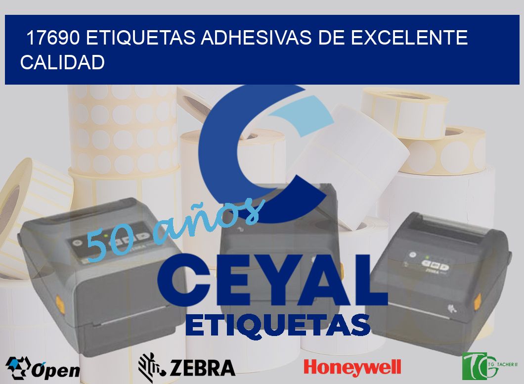 17690 ETIQUETAS ADHESIVAS DE EXCELENTE CALIDAD