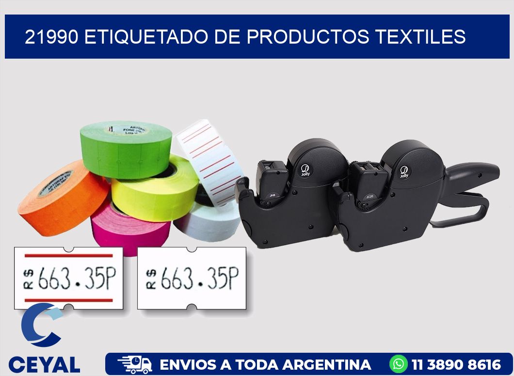21990 ETIQUETADO DE PRODUCTOS TEXTILES