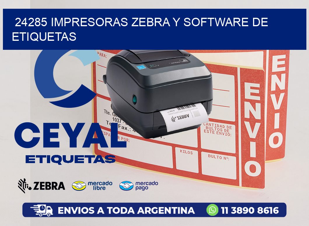 24285 Impresoras Zebra y Software de Etiquetas