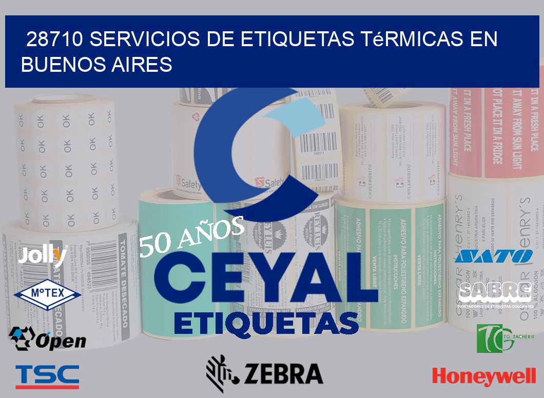 28710 Servicios de Etiquetas Térmicas en Buenos Aires