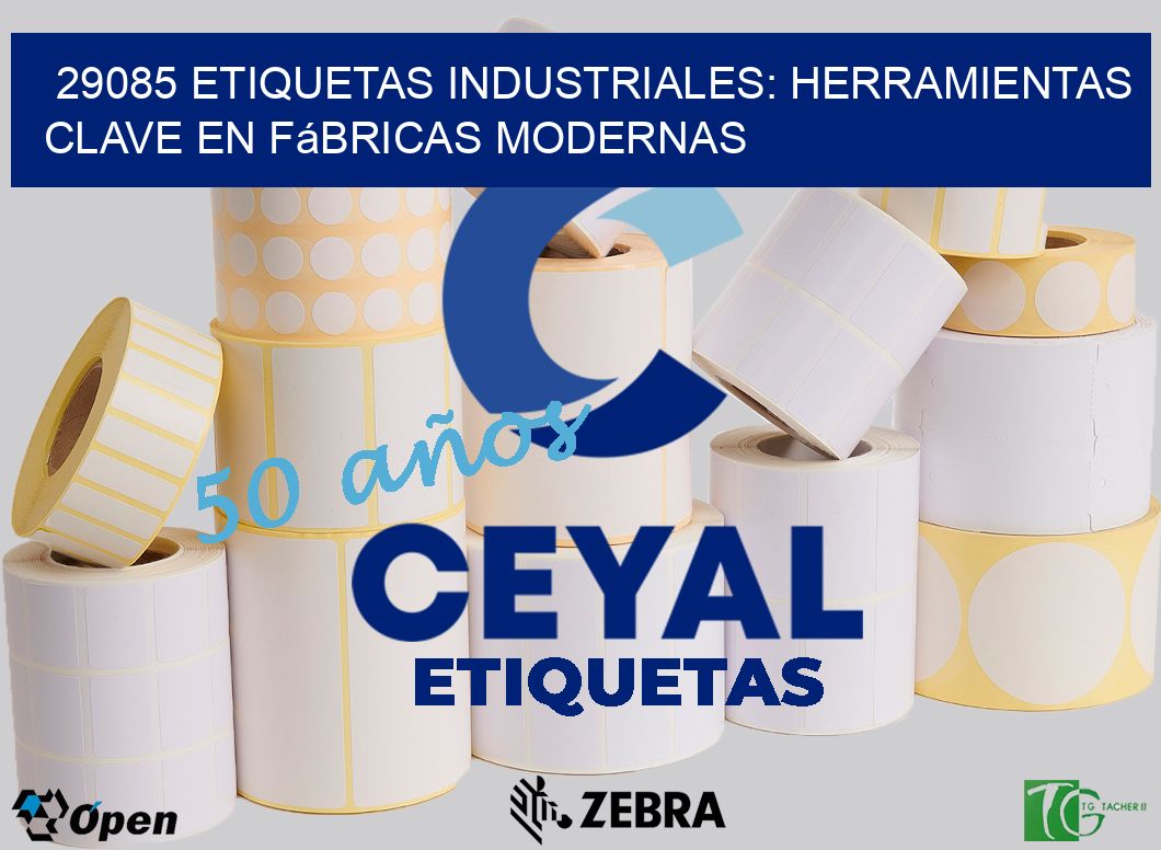 29085 Etiquetas Industriales: Herramientas Clave en Fábricas Modernas