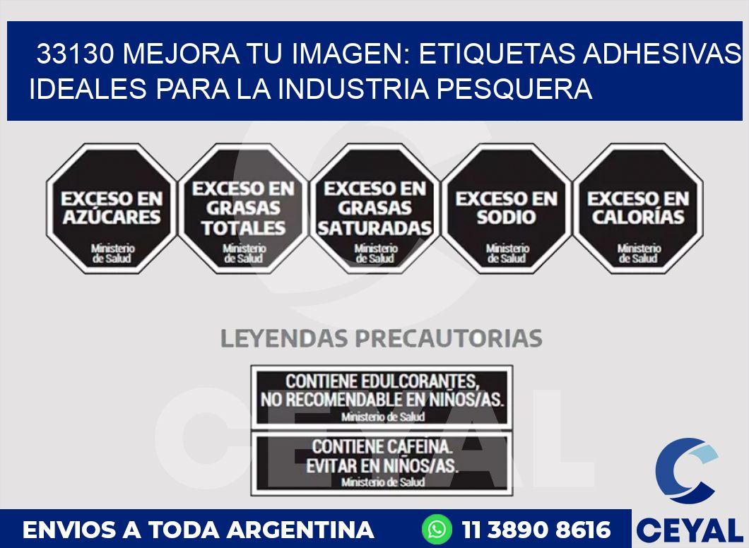 33130 MEJORA TU IMAGEN: ETIQUETAS ADHESIVAS IDEALES PARA LA INDUSTRIA PESQUERA