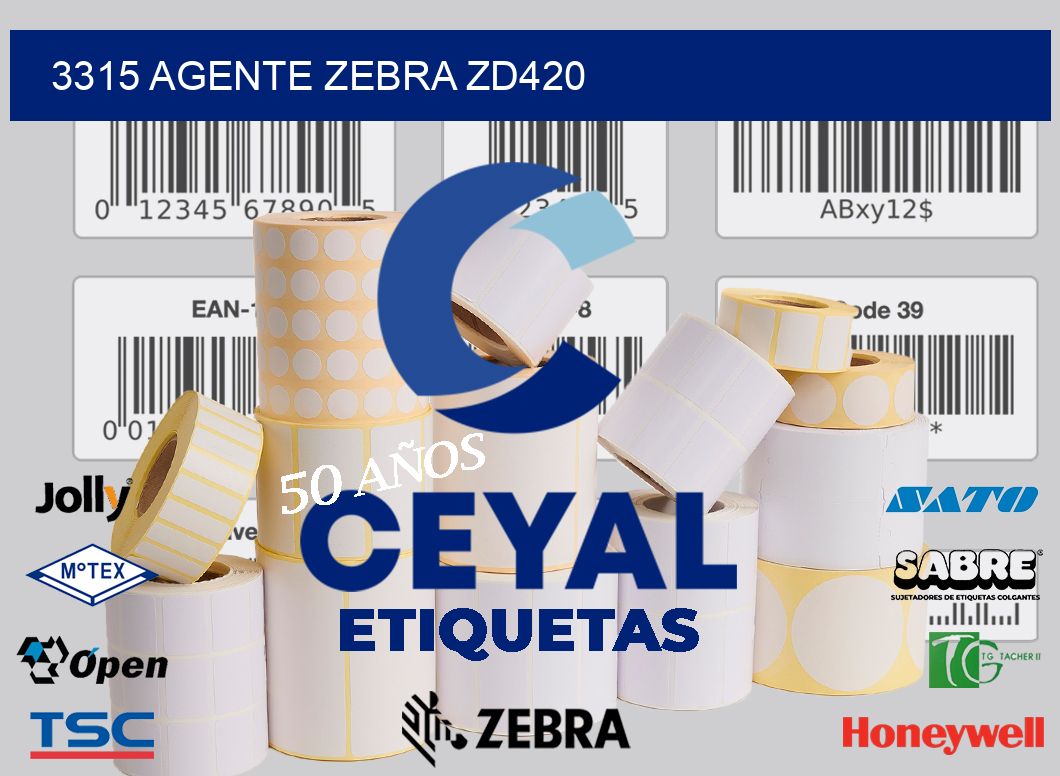 3315 AGENTE ZEBRA ZD420