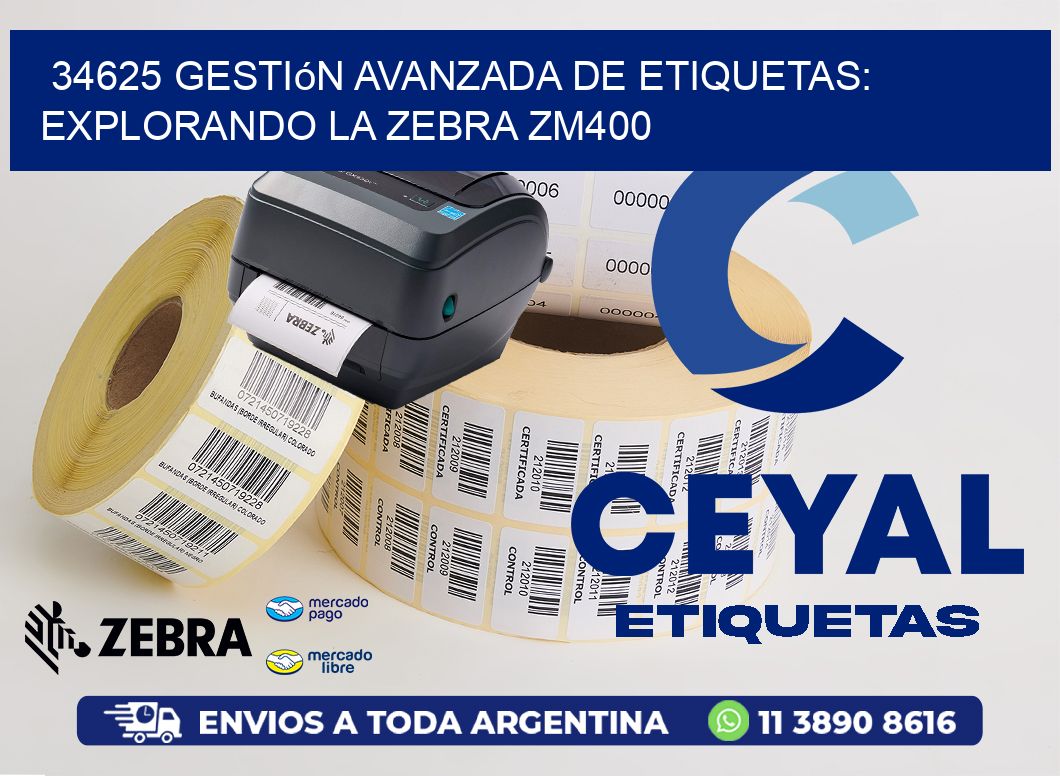 34625 Gestión Avanzada de Etiquetas: Explorando la Zebra ZM400