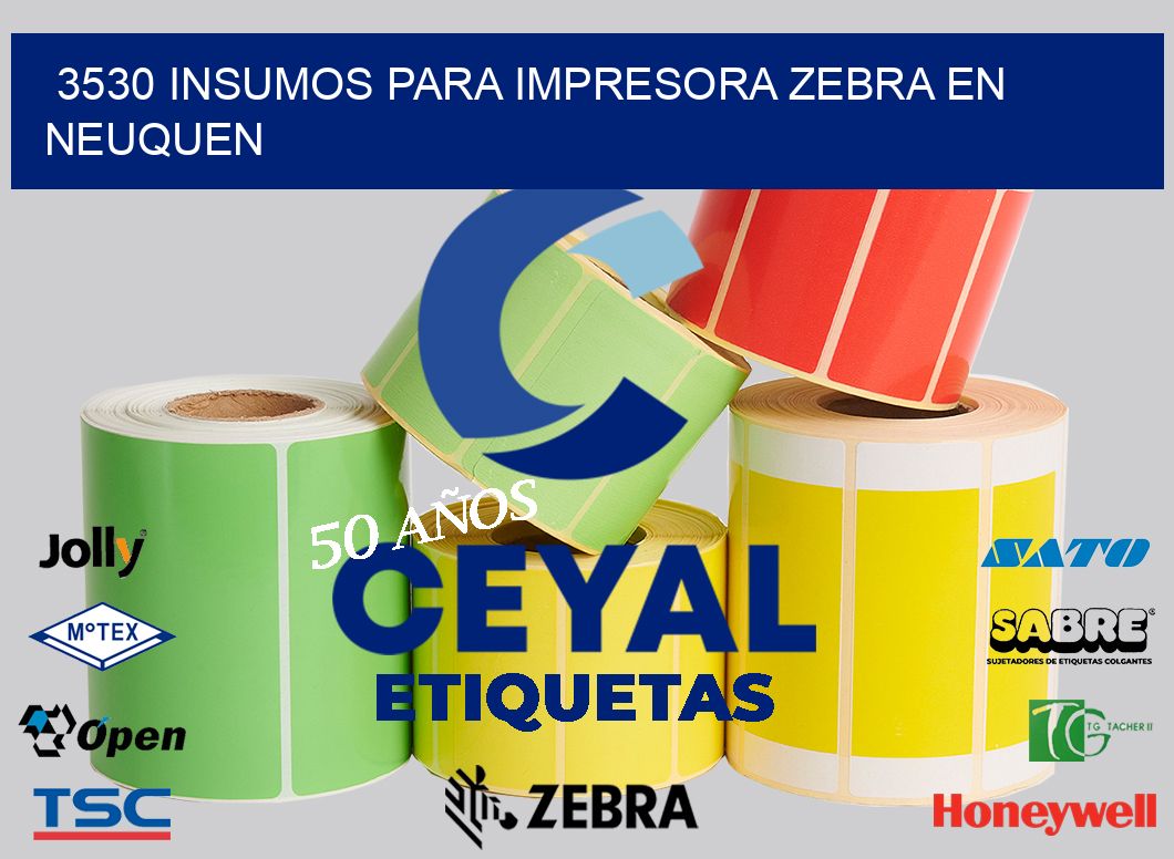 3530 INSUMOS PARA IMPRESORA ZEBRA EN NEUQUEN