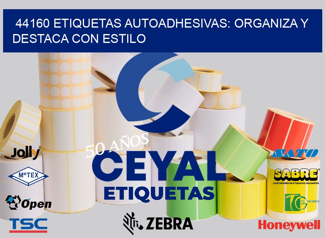 44160 Etiquetas Autoadhesivas: Organiza y Destaca con Estilo