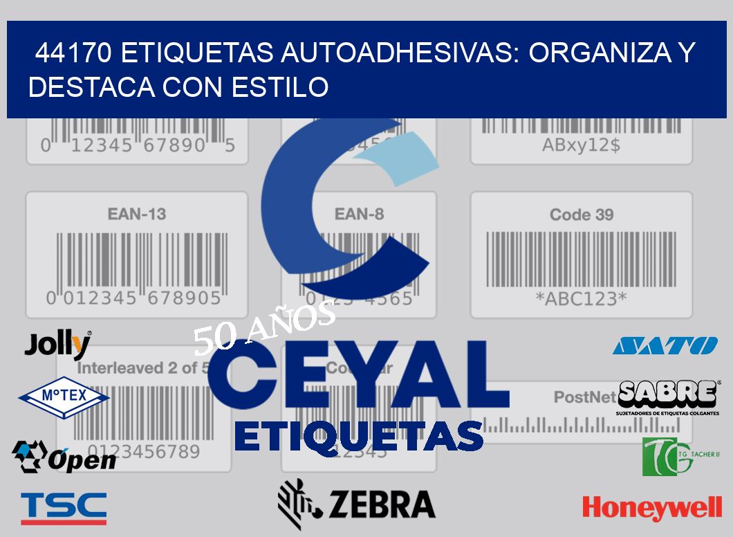44170 Etiquetas Autoadhesivas: Organiza y Destaca con Estilo