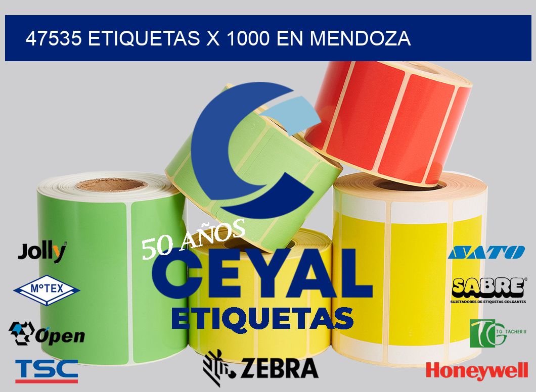 47535 ETIQUETAS X 1000 EN MENDOZA