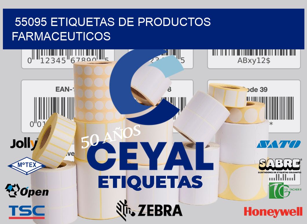 55095 etiquetas de productos farmaceuticos