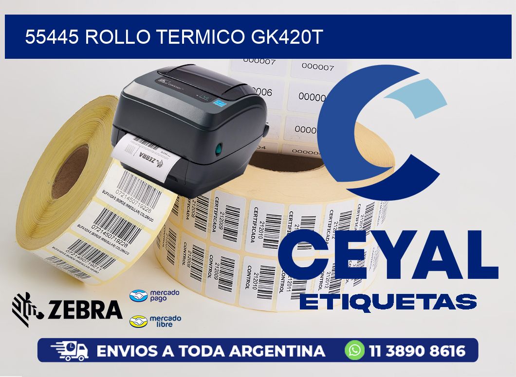 55445 ROLLO TERMICO GK420T
