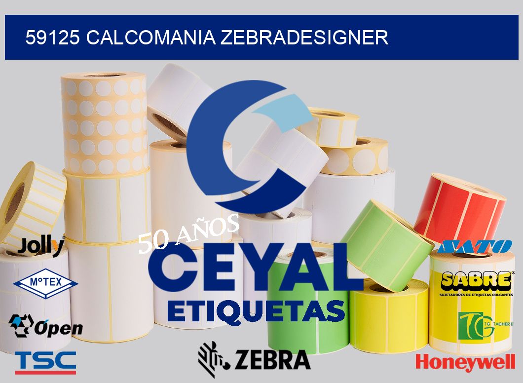 59125 CALCOMANIA ZEBRADESIGNER