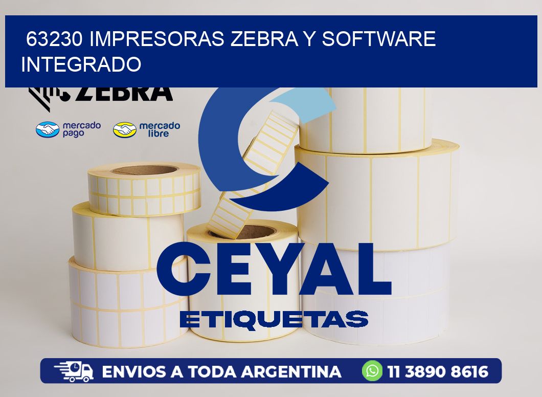 63230 Impresoras Zebra y Software Integrado