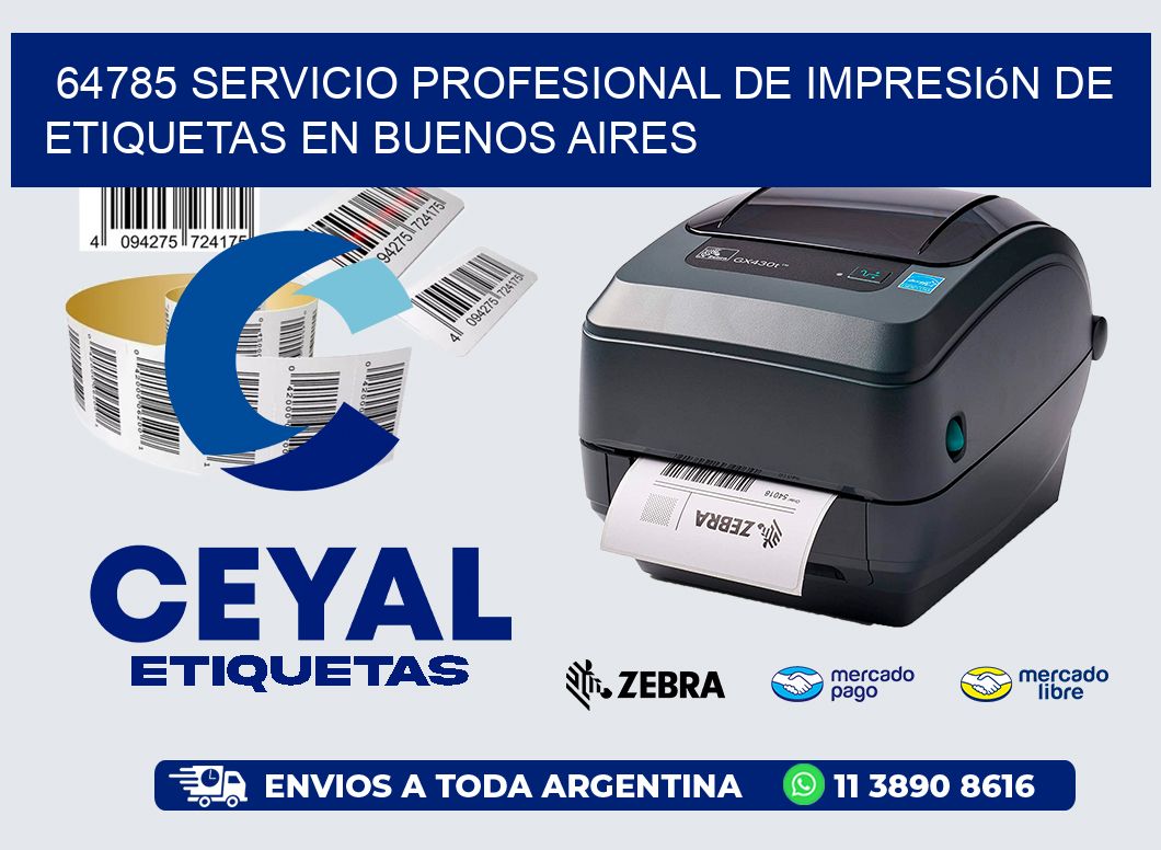 64785 Servicio Profesional de Impresión de Etiquetas en Buenos Aires
