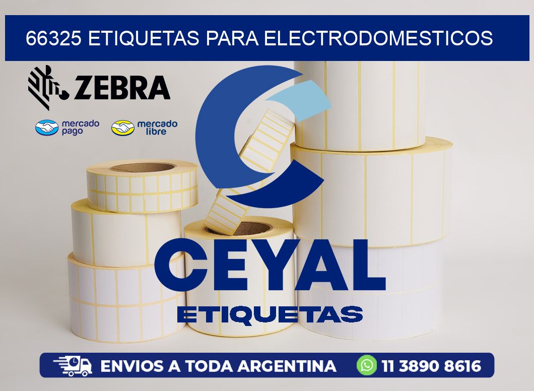 66325 etiquetas para electrodomesticos