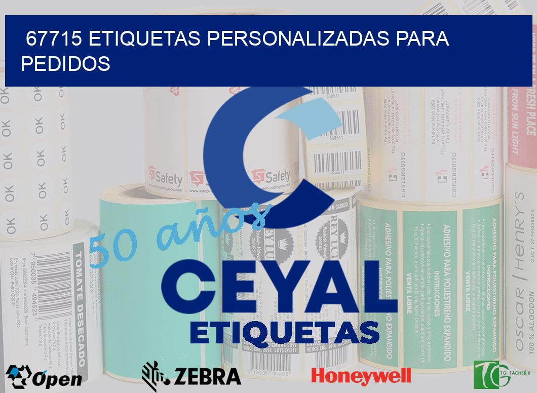 67715 ETIQUETAS PERSONALIZADAS PARA PEDIDOS