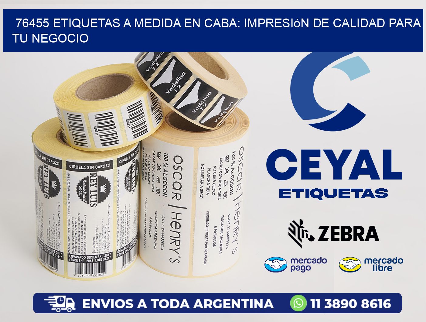 76455 Etiquetas a Medida en CABA: Impresión de Calidad para tu Negocio