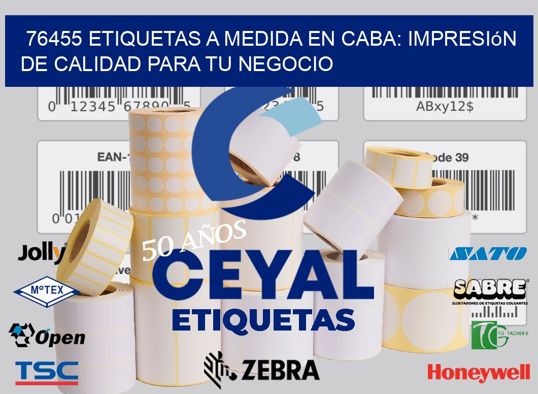 76455 Etiquetas a Medida en CABA: Impresión de Calidad para tu Negocio