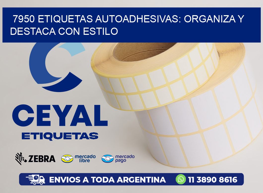 7950 Etiquetas Autoadhesivas: Organiza y Destaca con Estilo