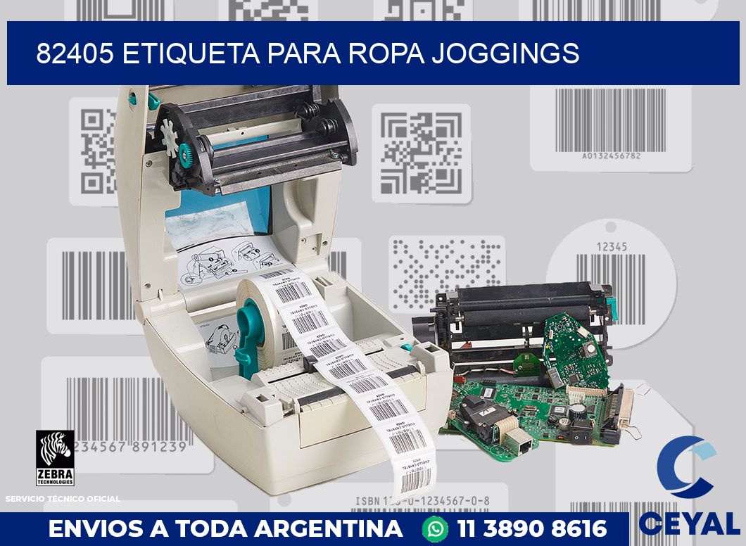 82405 ETIQUETA PARA ROPA JOGGINGS