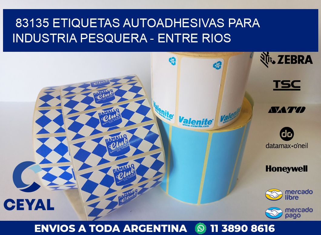 83135 ETIQUETAS AUTOADHESIVAS PARA INDUSTRIA PESQUERA – ENTRE RIOS