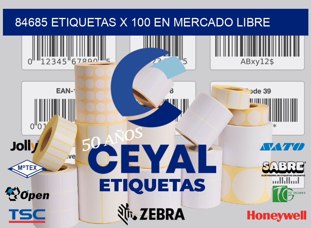 84685 ETIQUETAS X 100 EN MERCADO LIBRE