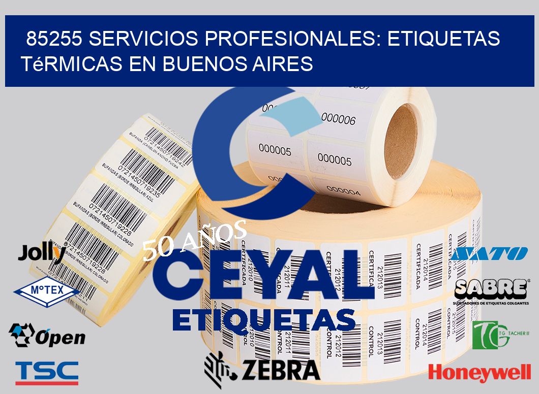 85255 Servicios Profesionales: Etiquetas Térmicas en Buenos Aires