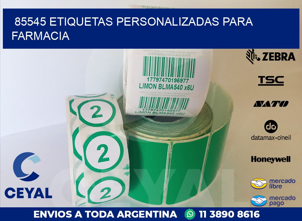 85545 ETIQUETAS PERSONALIZADAS PARA FARMACIA