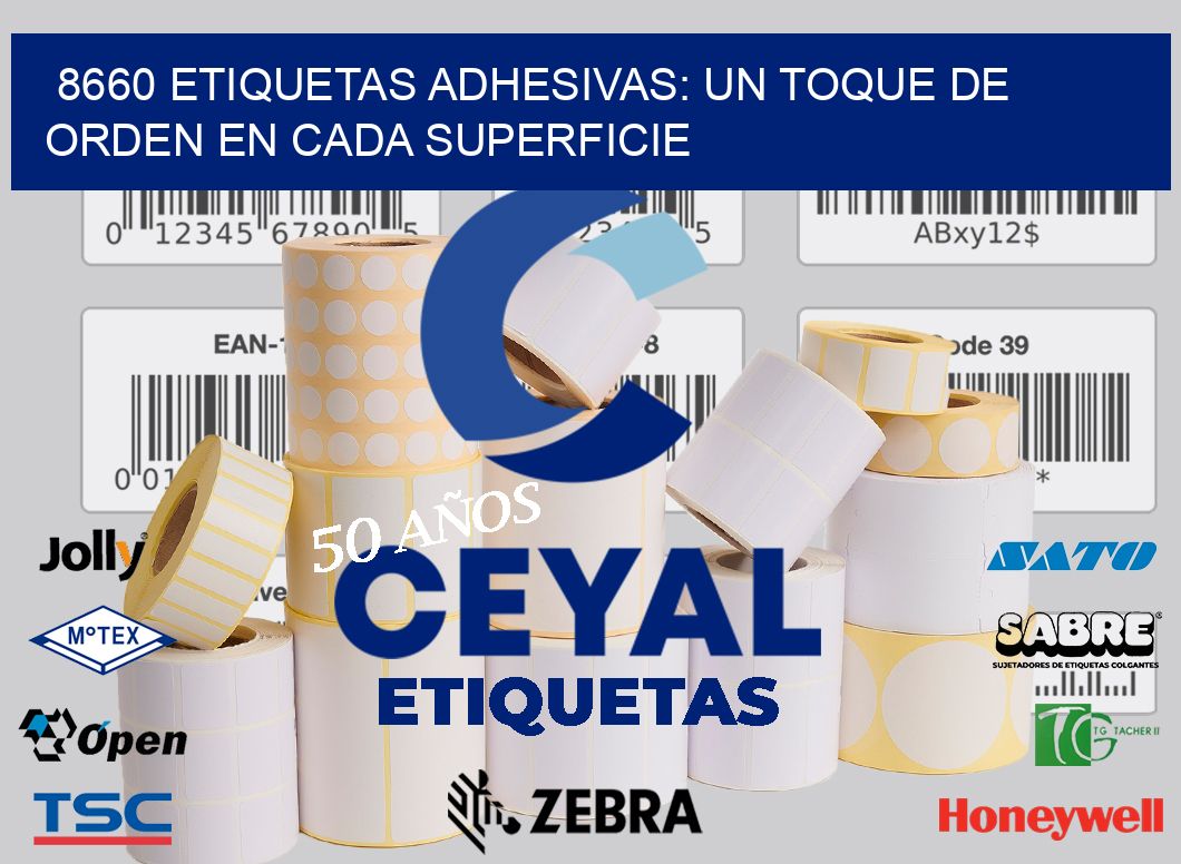 8660 Etiquetas Adhesivas: Un Toque de Orden en Cada Superficie