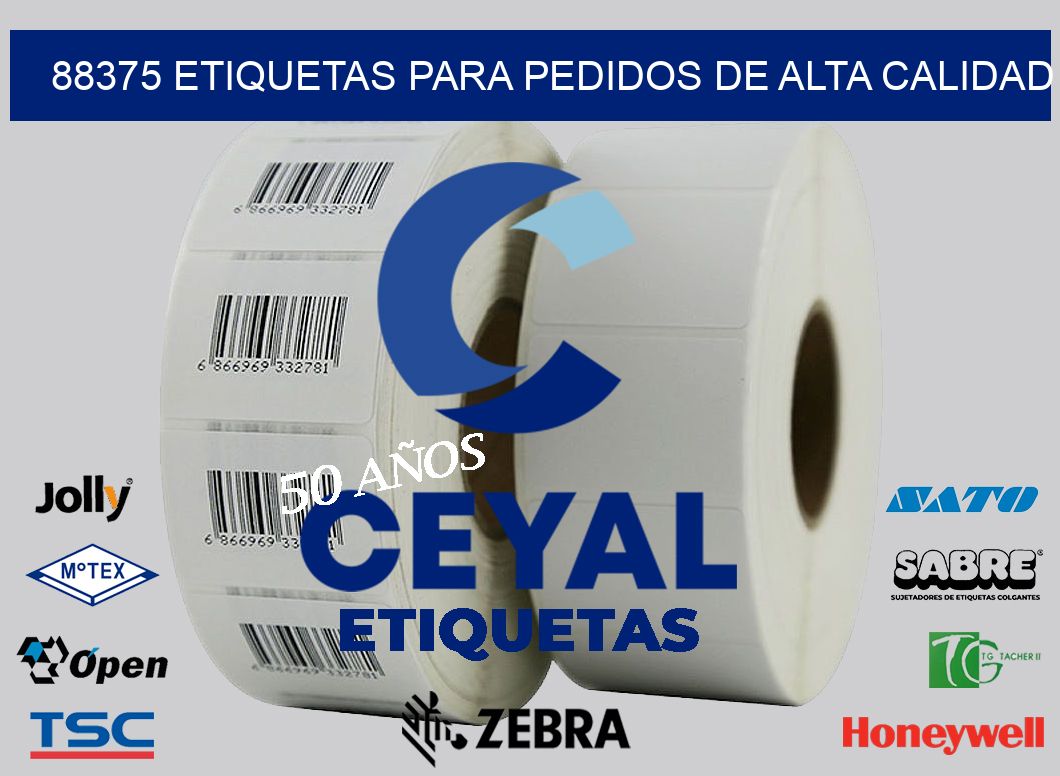 88375 ETIQUETAS PARA PEDIDOS DE ALTA CALIDAD