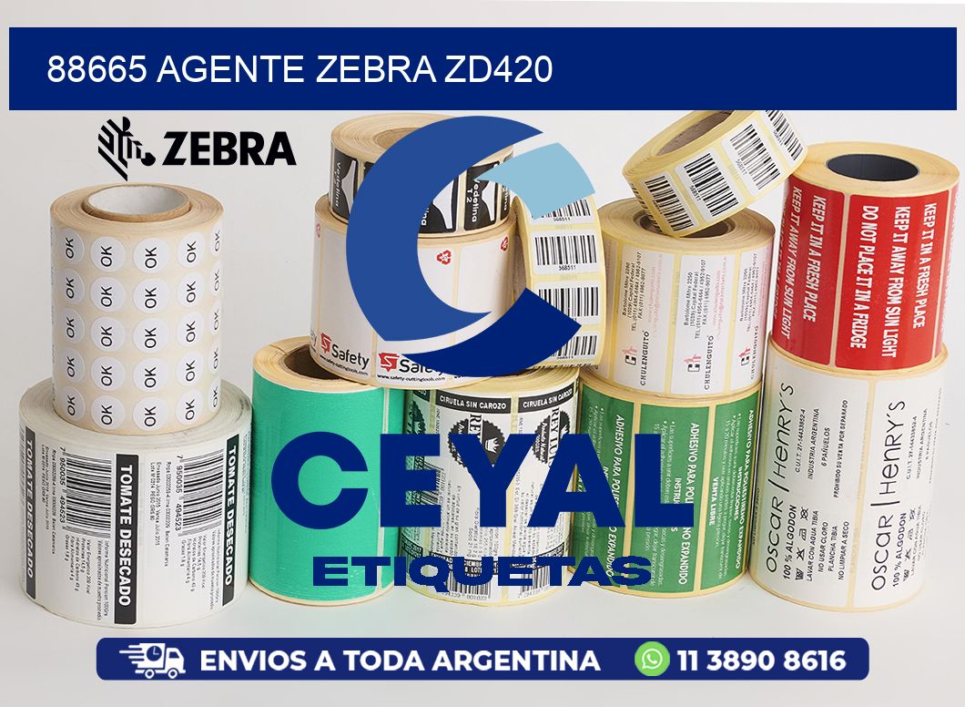 88665 AGENTE ZEBRA ZD420
