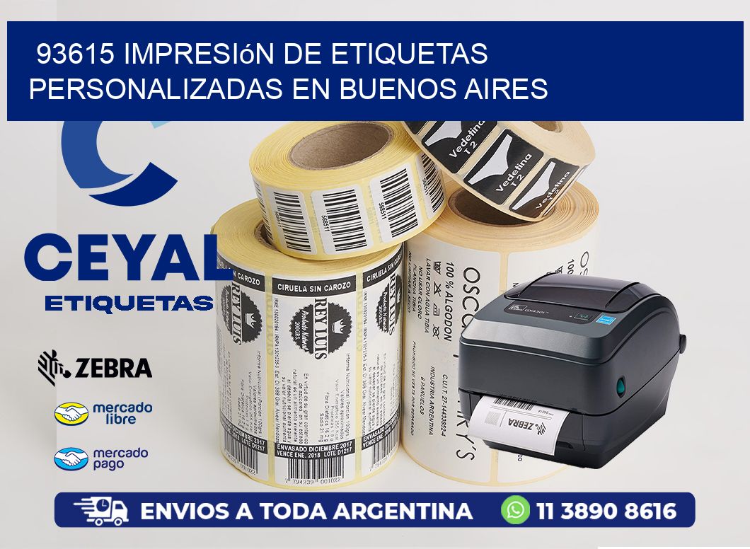93615 Impresión de Etiquetas Personalizadas en Buenos Aires