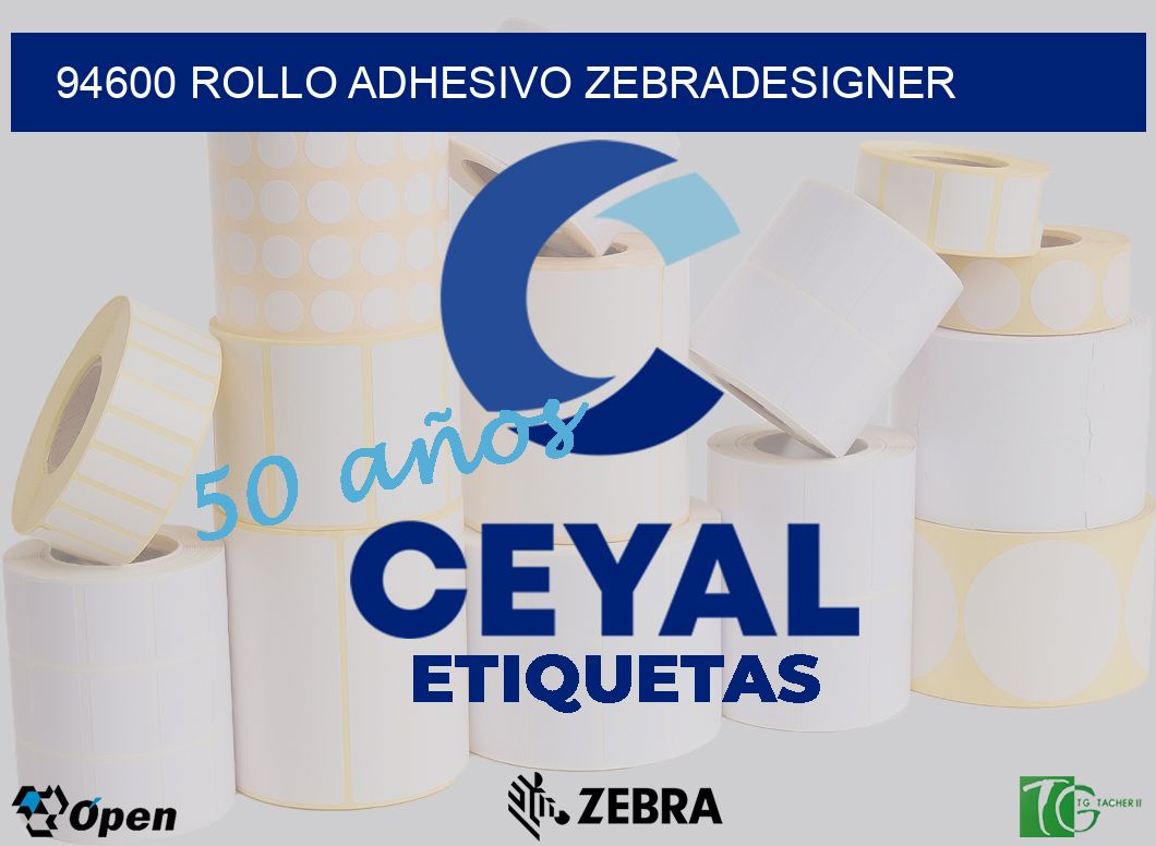 94600 ROLLO ADHESIVO ZEBRADESIGNER