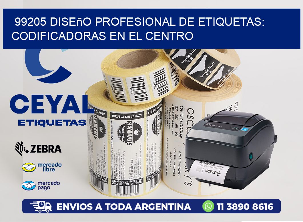 99205 Diseño Profesional de Etiquetas: Codificadoras en el Centro