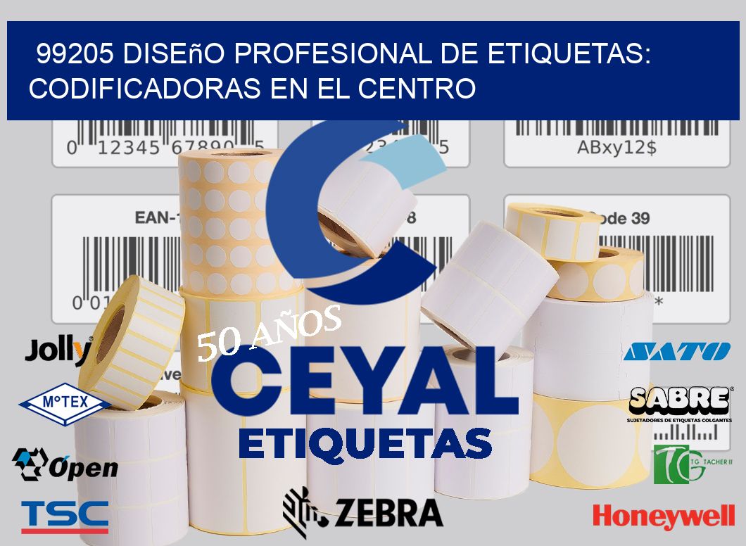 99205 Diseño Profesional de Etiquetas: Codificadoras en el Centro