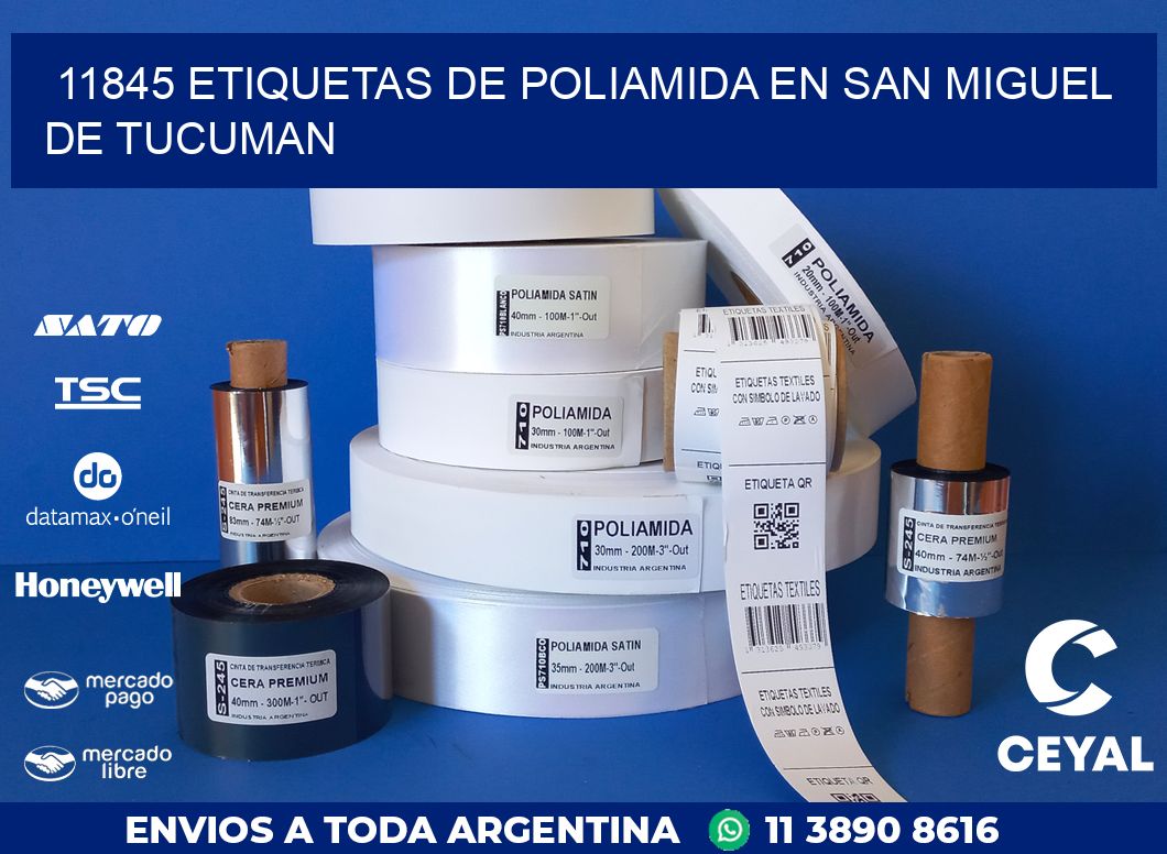 11845 ETIQUETAS DE POLIAMIDA EN SAN MIGUEL DE TUCUMAN