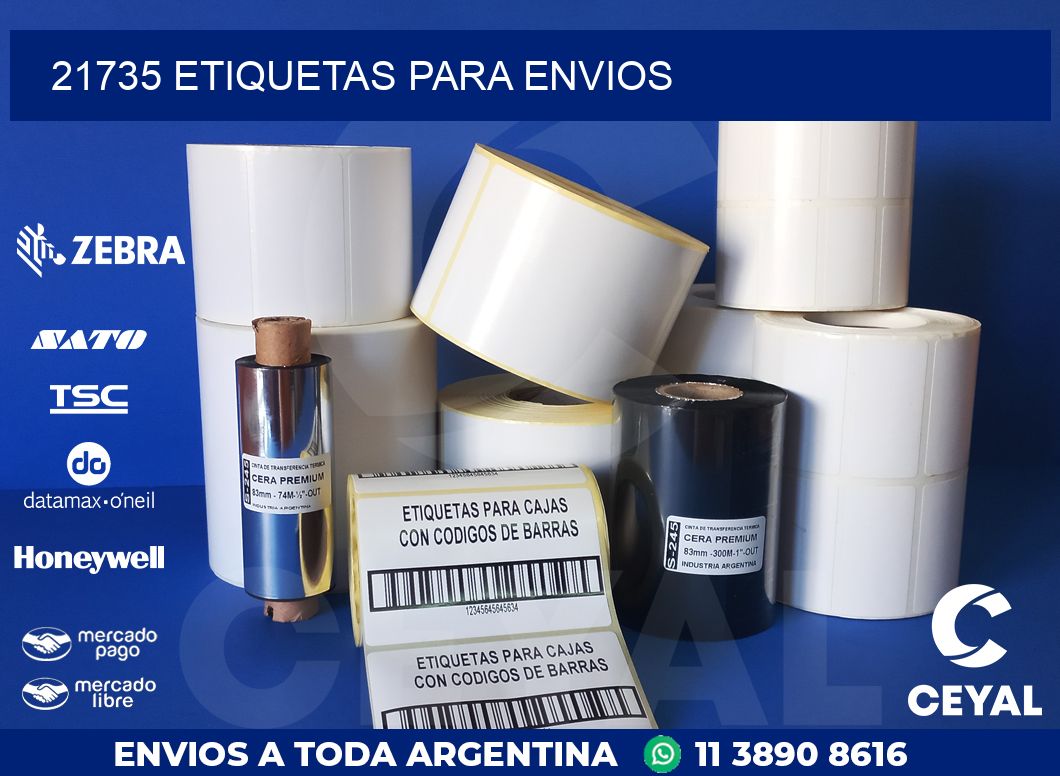 21735 ETIQUETAS PARA ENVIOS