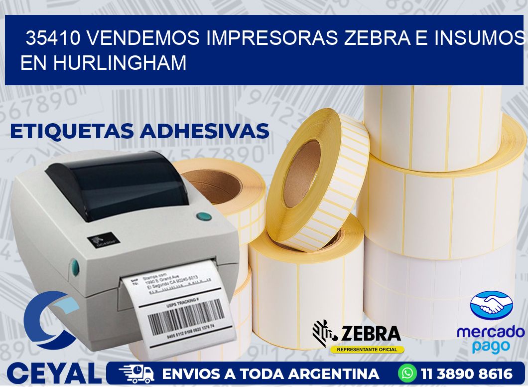 35410 VENDEMOS IMPRESORAS ZEBRA E INSUMOS EN HURLINGHAM