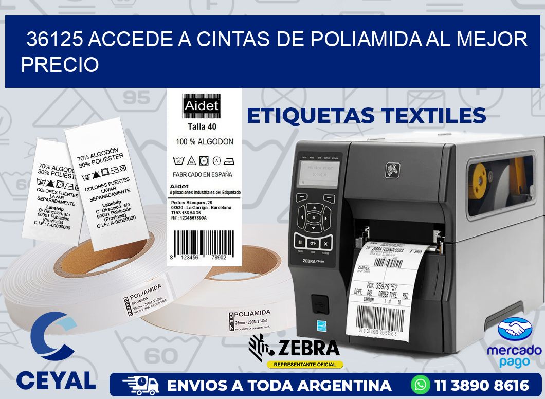 36125 ACCEDE A CINTAS DE POLIAMIDA AL MEJOR PRECIO