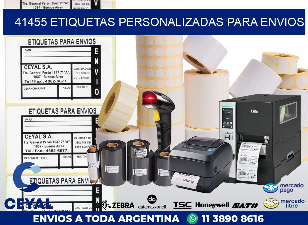 41455 ETIQUETAS PERSONALIZADAS PARA ENVIOS