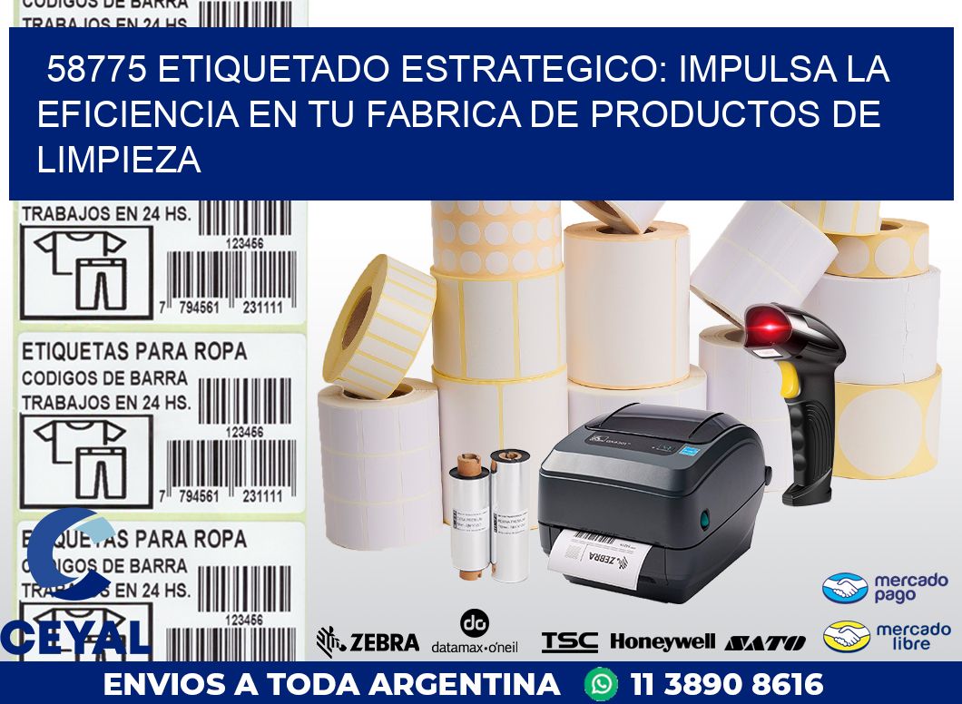 58775 ETIQUETADO ESTRATEGICO: IMPULSA LA EFICIENCIA EN TU FABRICA DE PRODUCTOS DE LIMPIEZA