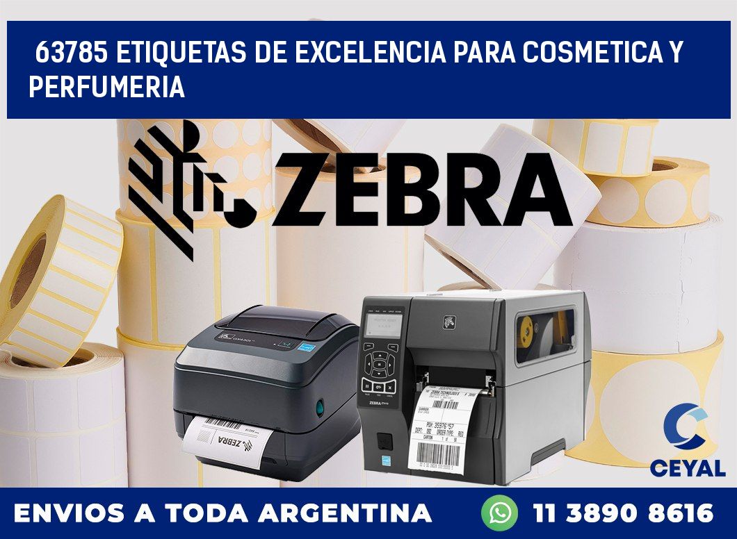 63785 ETIQUETAS DE EXCELENCIA PARA COSMETICA Y PERFUMERIA