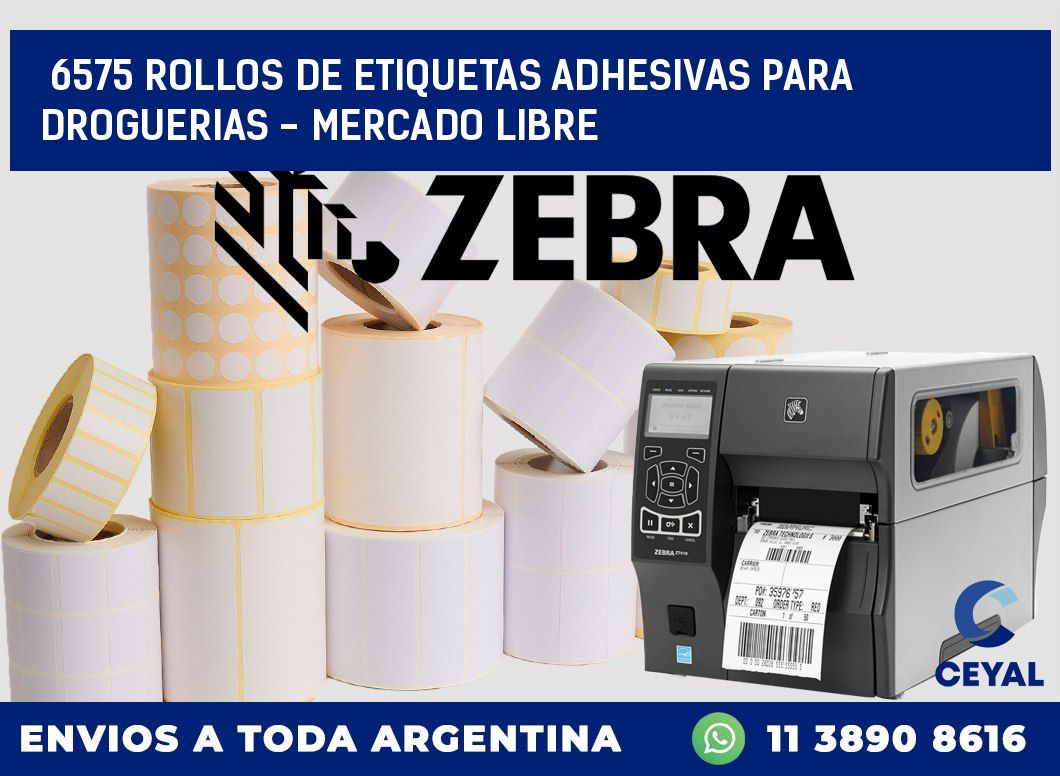6575 ROLLOS DE ETIQUETAS ADHESIVAS PARA DROGUERIAS - MERCADO LIBRE