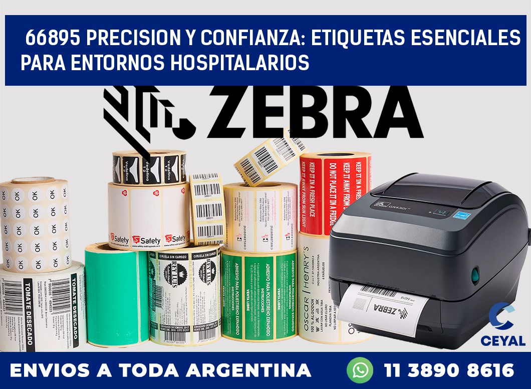 66895 PRECISION Y CONFIANZA: ETIQUETAS ESENCIALES PARA ENTORNOS HOSPITALARIOS