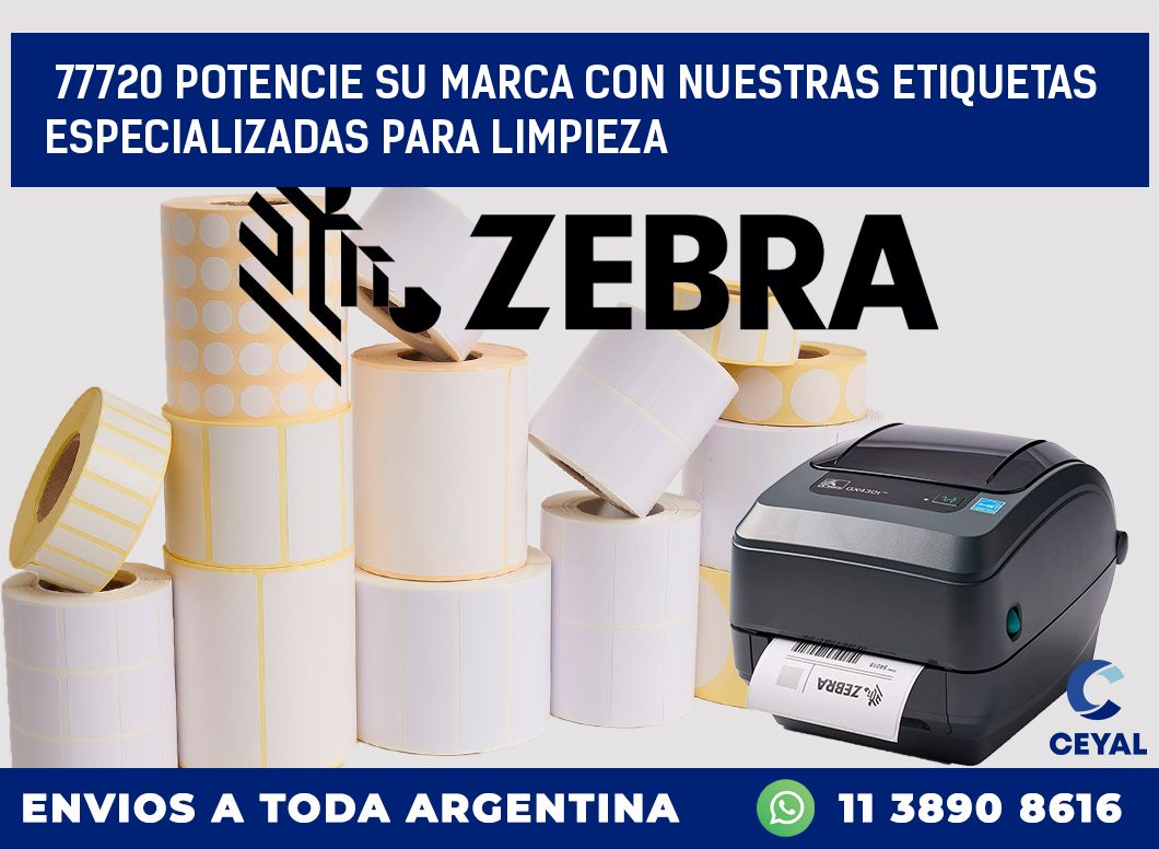 77720 POTENCIE SU MARCA CON NUESTRAS ETIQUETAS ESPECIALIZADAS PARA LIMPIEZA