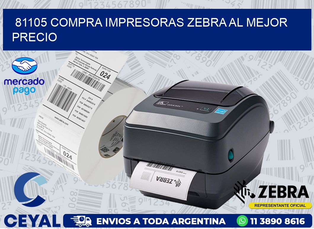 81105 COMPRA IMPRESORAS ZEBRA AL MEJOR PRECIO