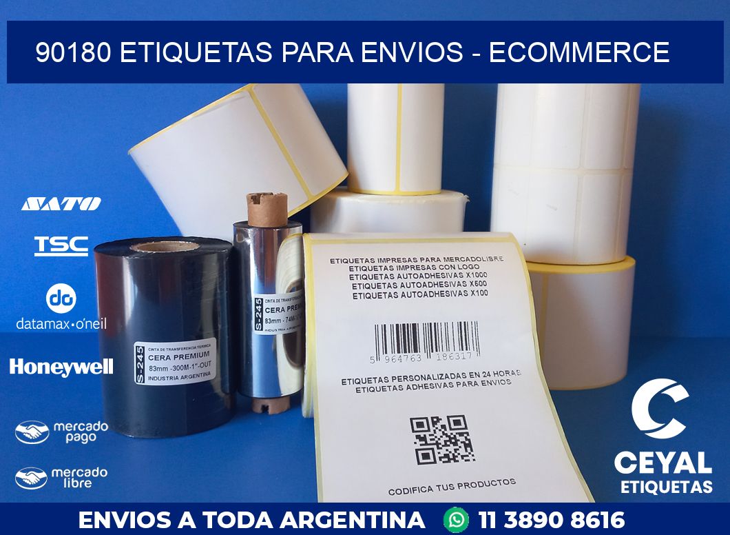 90180 ETIQUETAS PARA ENVIOS - ECOMMERCE
